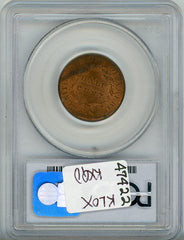 1835 1/2C PCGS MS64RB