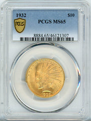 1932 G$10 PCGS MS65