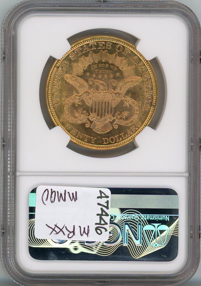 1878 G$20 NGC MS61