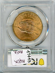 1922 G$20 PCGS MS64 FRESH LUSTROUS PC, NICE OBVERSE SURFACE, NO SPOTS