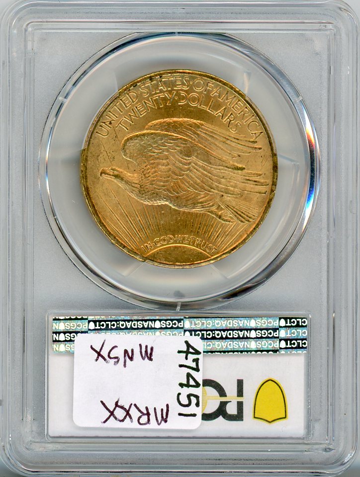 1924 G$20 PCGS MS64