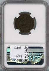 1804 1/2C CROSS 4 WITH STEMS C-10 NGC XF45BN