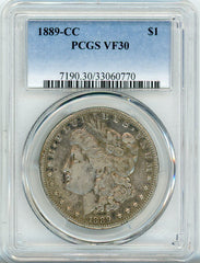 1889-CC S$1 PCGS VF30