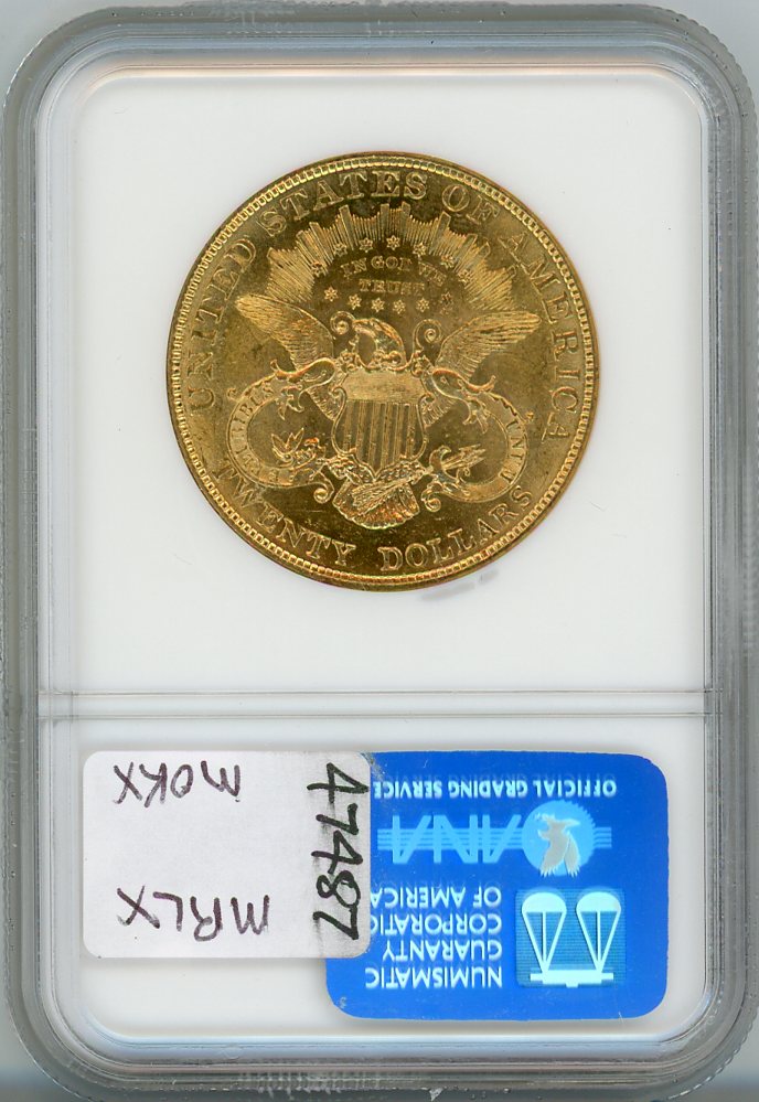 1904 G$20 NGC MS63