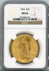 1924 G$20 NGC MS64