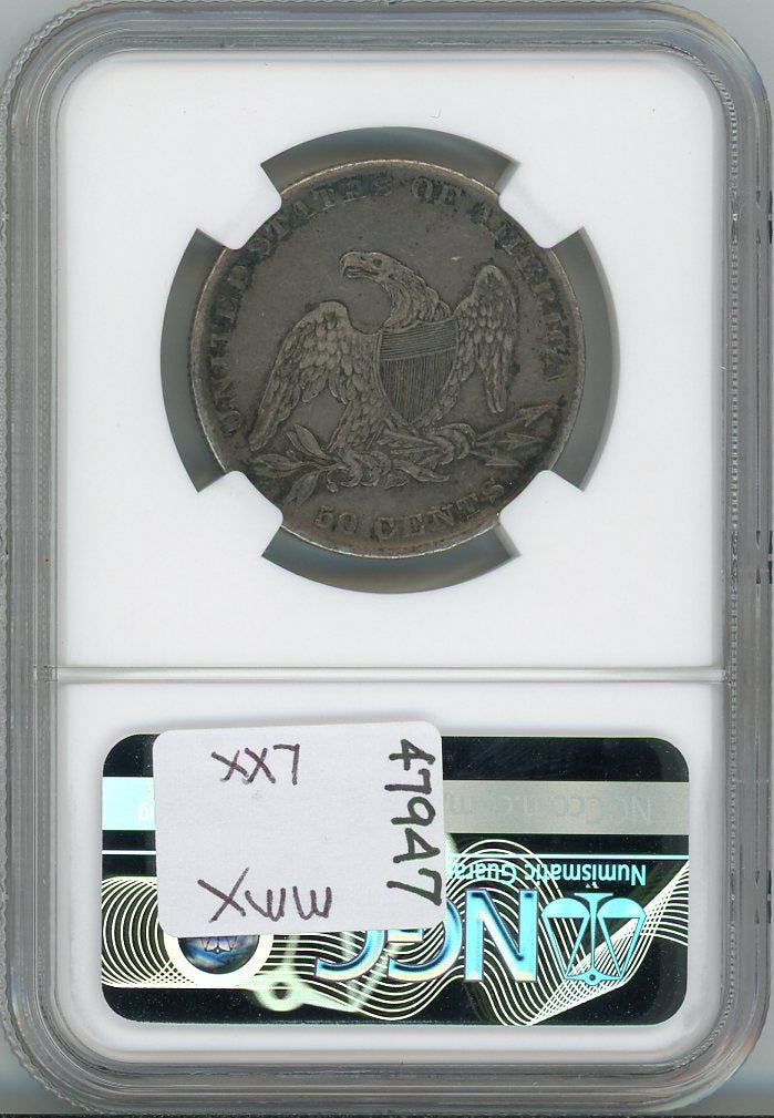1837 50C NGC XF40