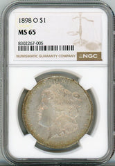 1898-O S$1 NGC MS65