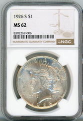 1926-S S$1 NGC MS62