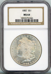 1882 S$1 NGC MS64