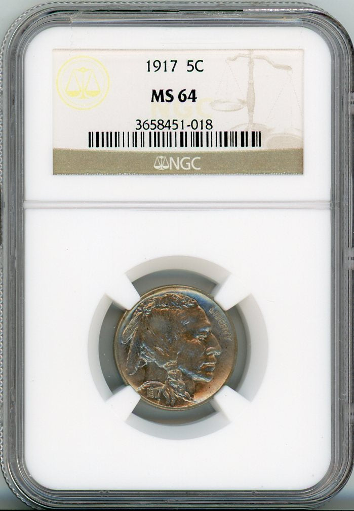 1917 5C NGC MS64