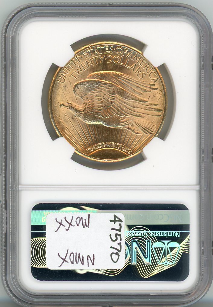 1928 G$20 NGC MS64