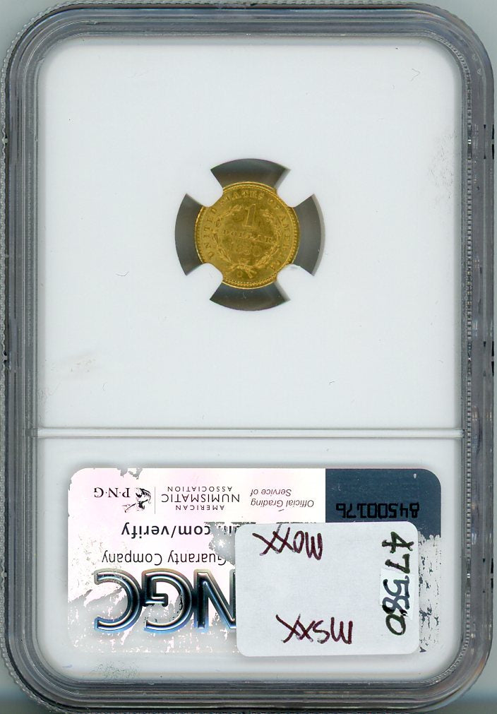 1850-O G$1 NGC MS61
