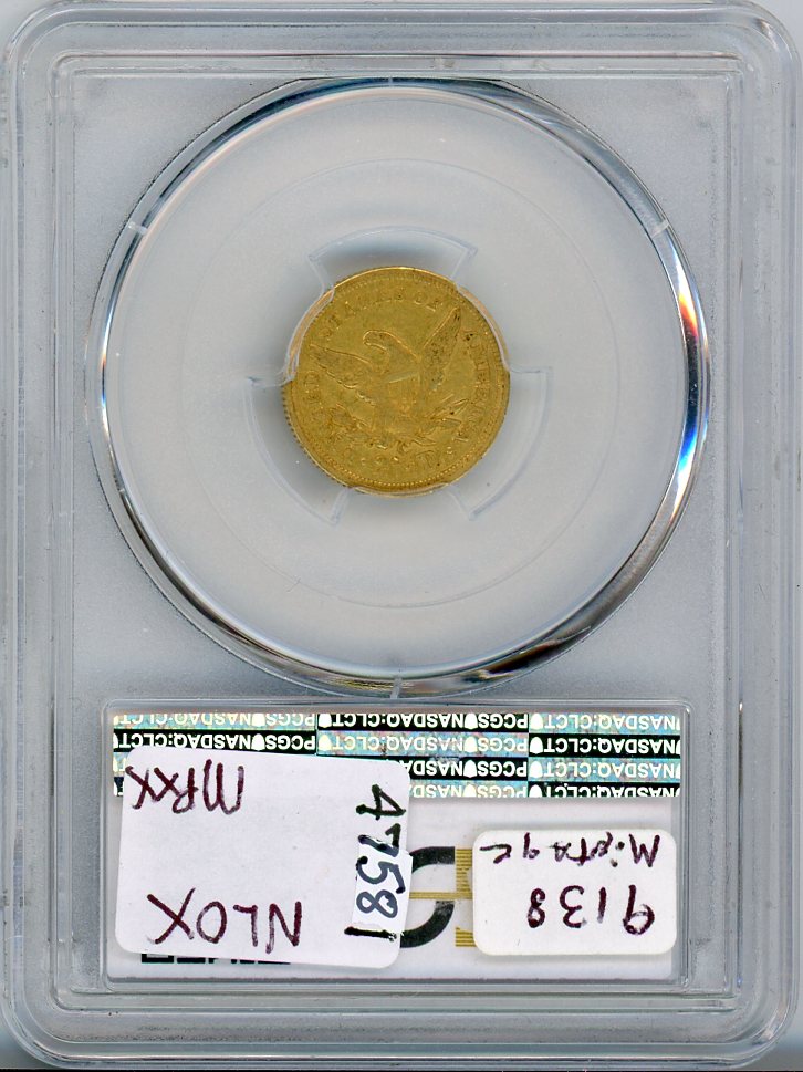 1850-C G$2.5 PCGS XF45
