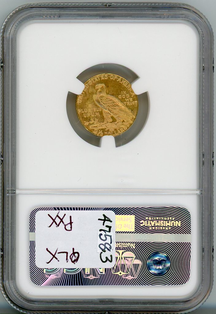 1929 G$2.5 NGC MS63