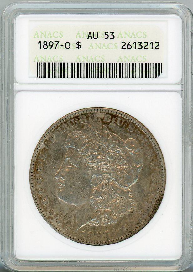 1897-O S$1 ANACS AU53
