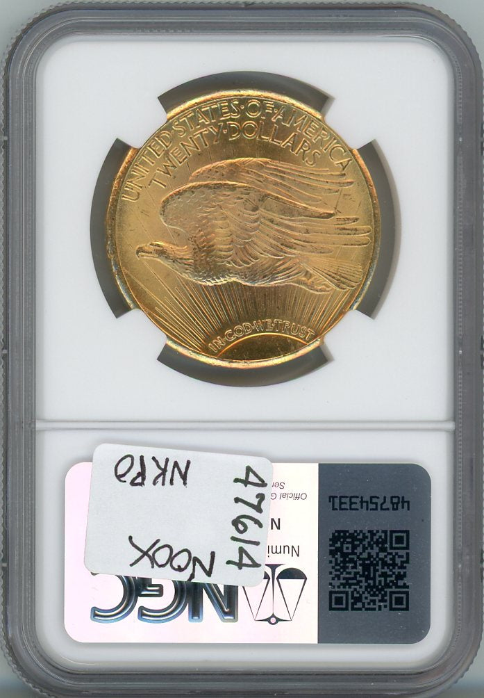 1928 G$20 NGC MS64 CAC