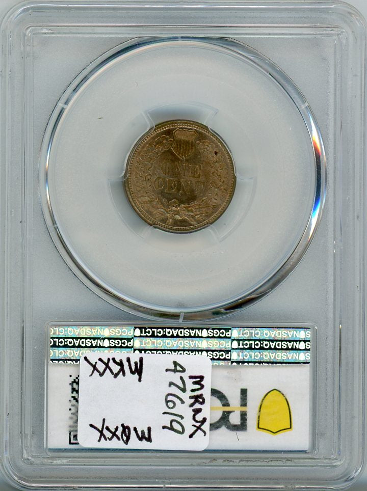1860 1C PCGS MS66+ CAC