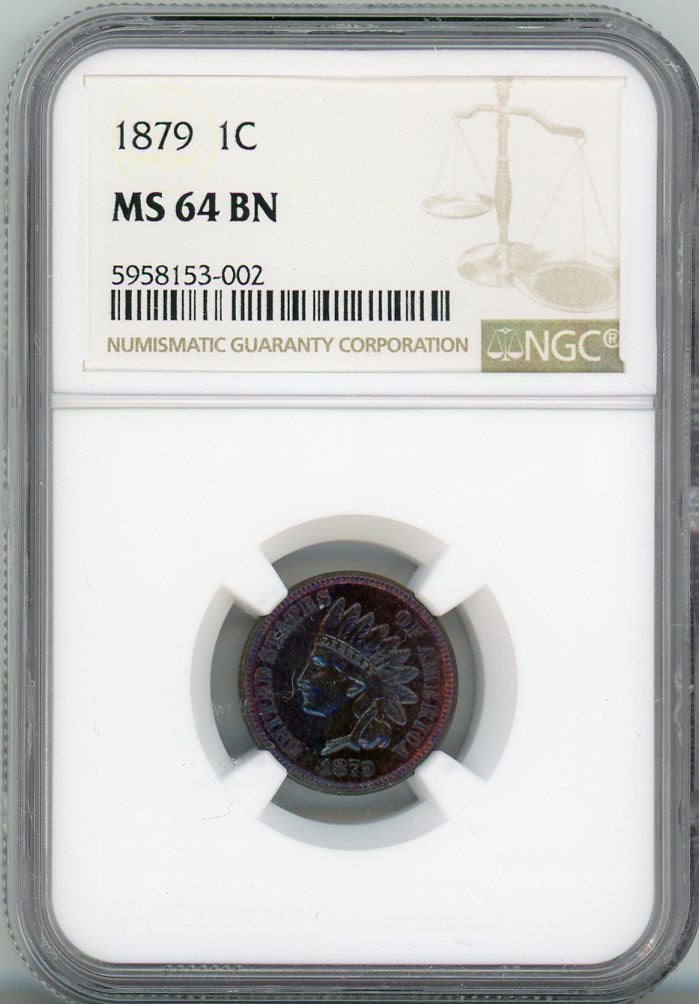 1879 1C NGC MS64BN