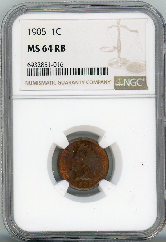 1905 1C NGC MS64RB