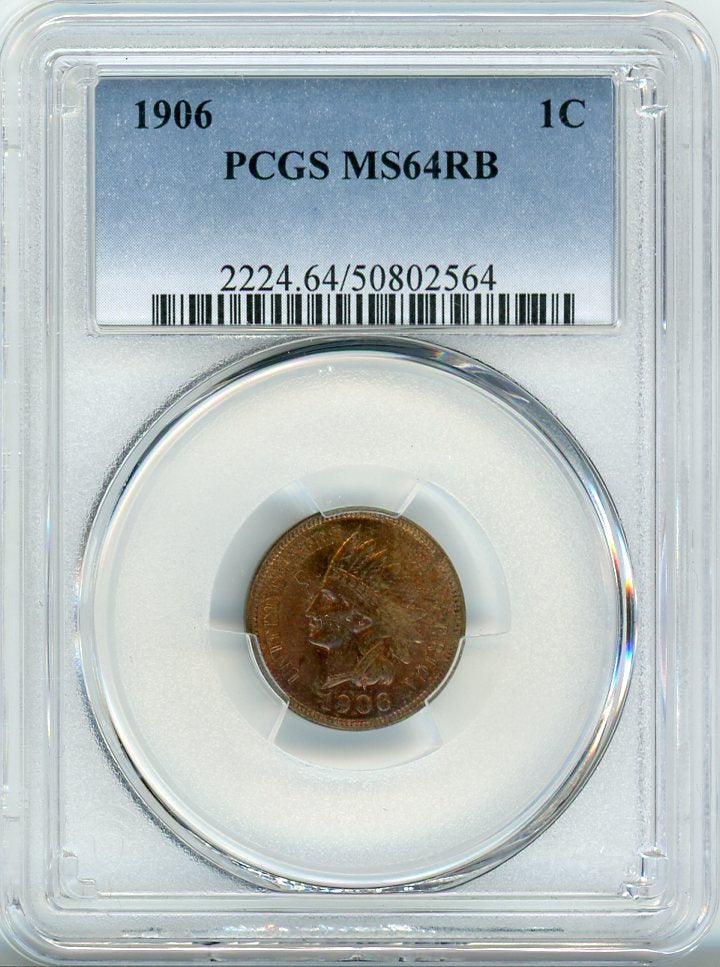 1906 1C PCGS MS64RB