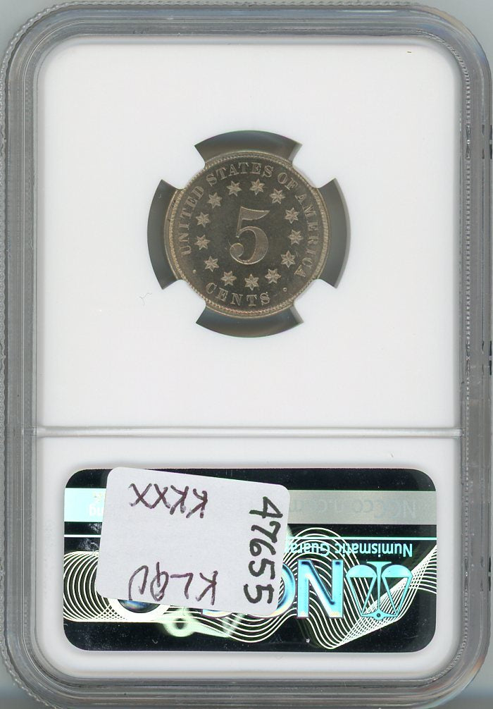 1878 5C NGC PF64+
