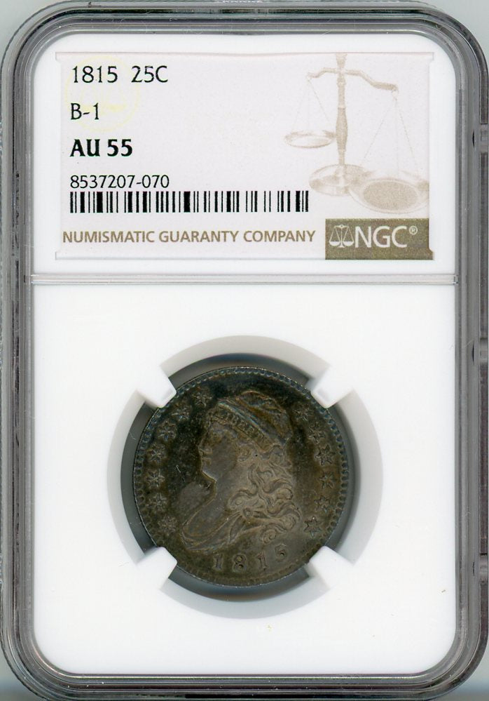 1815 25C B-1 NGC AU55