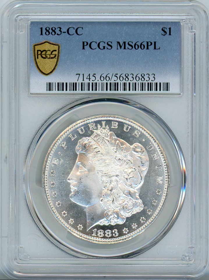 1883-CC S$1 PCGS MS66PL