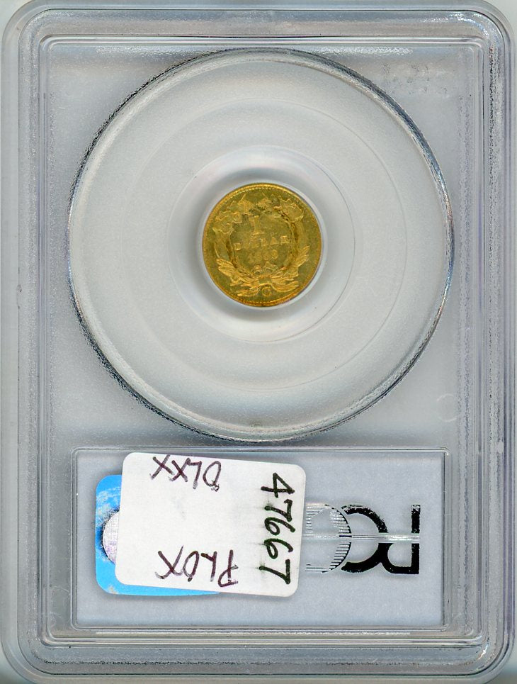 1859-C G$1 PCGS AU55