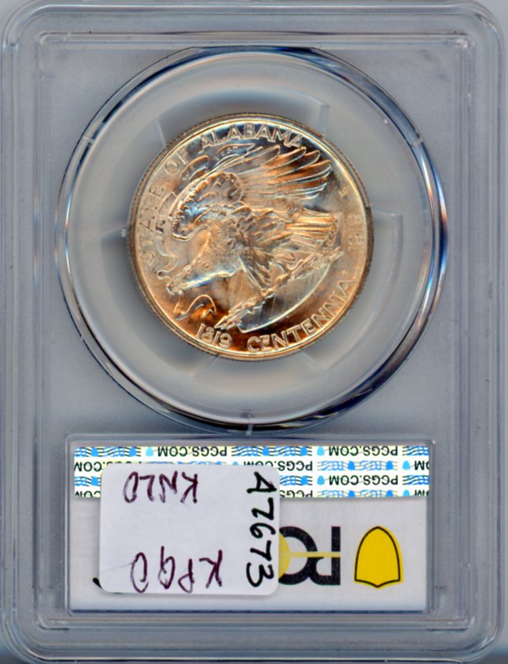 1921 ALABAMA 50C PCGS MS66