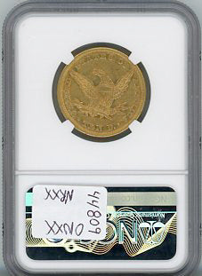 1845 G$10 NGC AU55